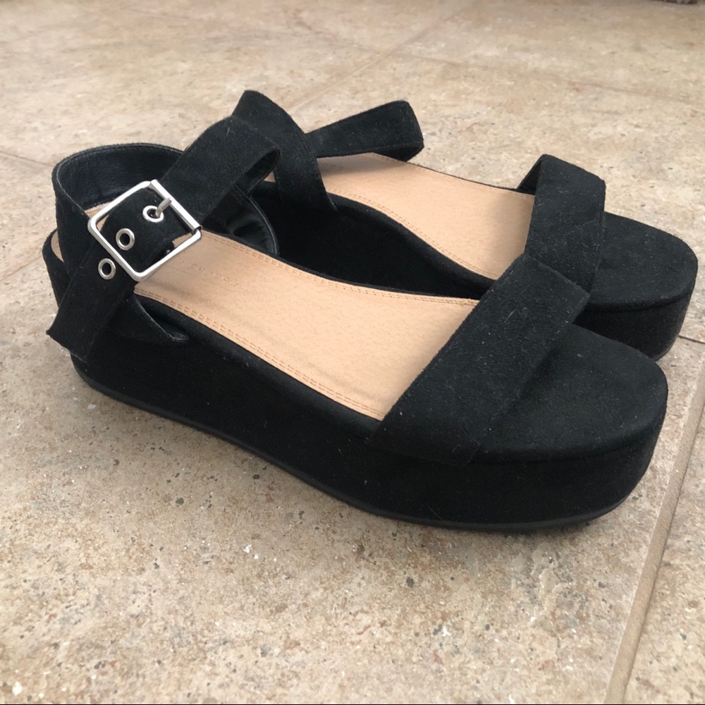 ASOS Black Flatform/Platform Sandal | Size 7.5